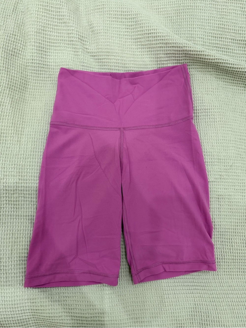 Aritzia TNA Women's High-Waist Hot Pink Bike Shorts